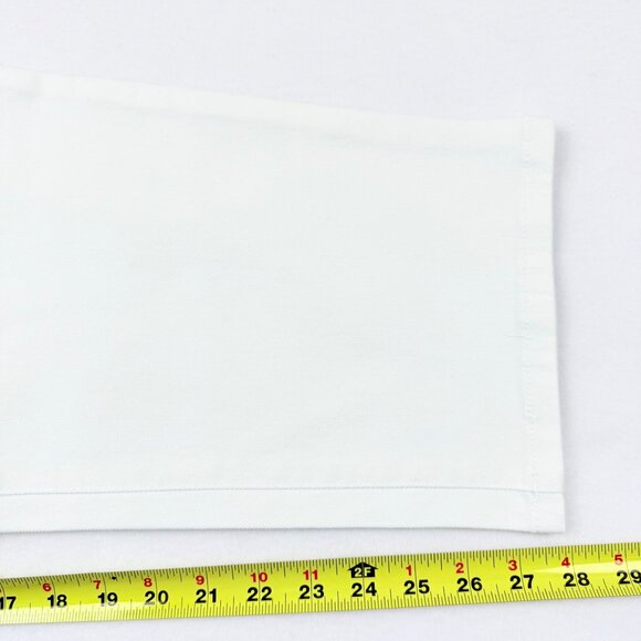 NWT Terra & Sky Womens Straight High Rise Stretch White Denim Jeans Plus Sz 22WP - Picture 8 of 9